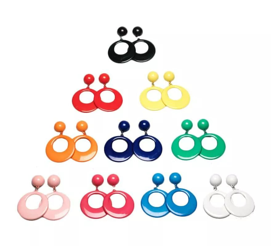 Translation missing: en.Pendientes Andaluza grande de 9cm colores variados