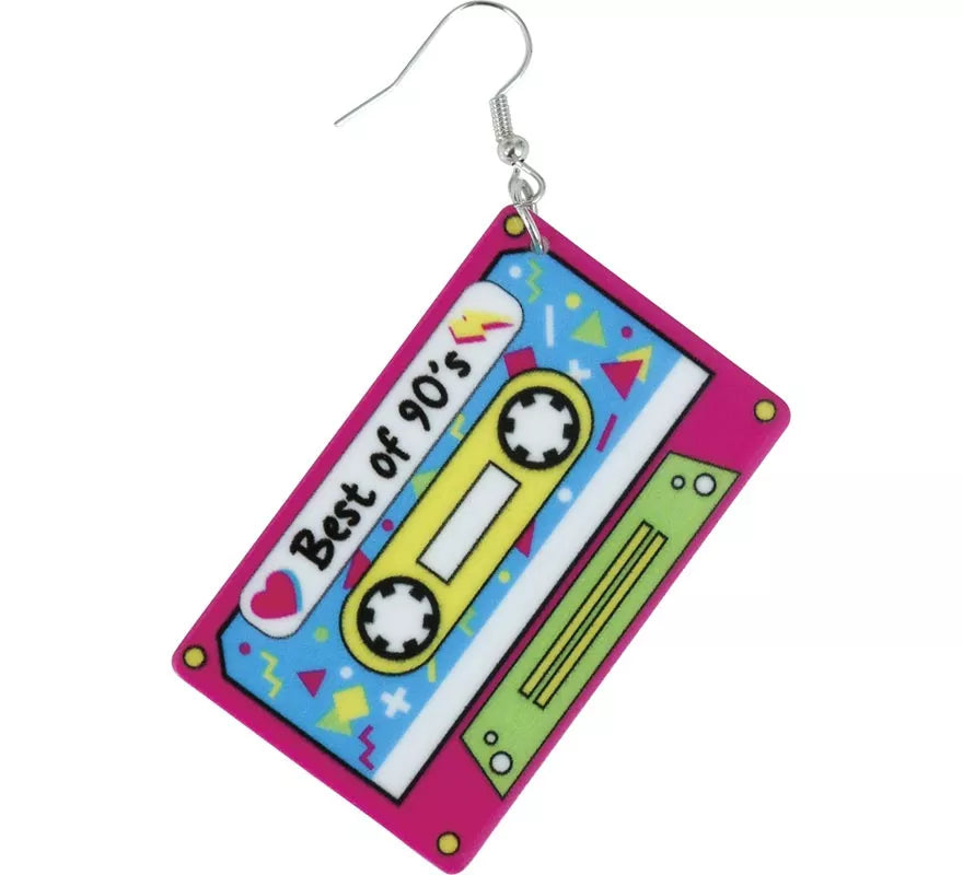 Translation missing: en.Pendientes Cinta de Cassette Retro