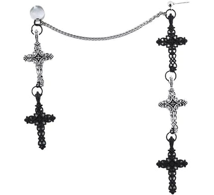 Pendientes Cruz Gótico