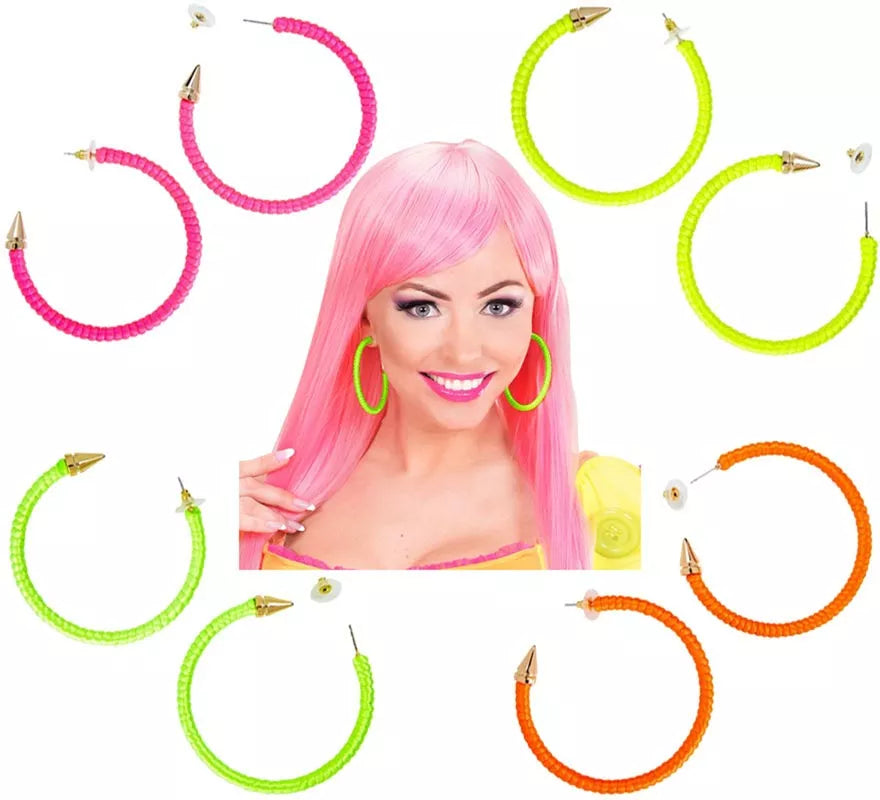Pendientes de Aro en varios colores neones
