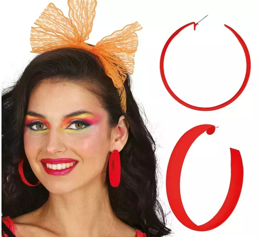 Pendientes de Aro Neón en varios colores