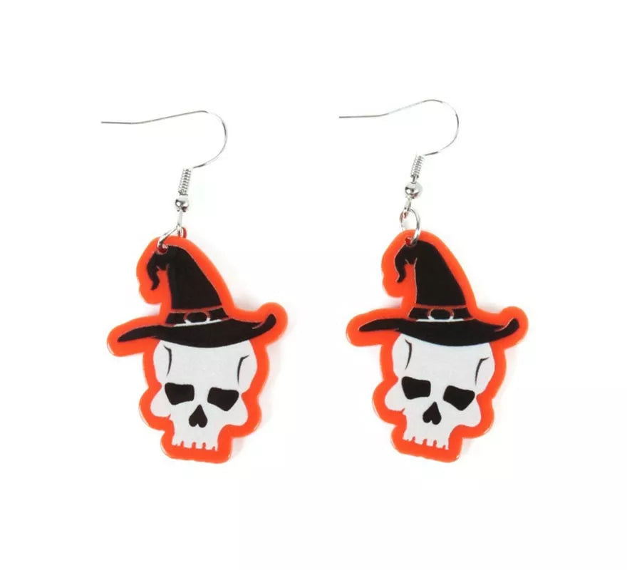 Translation missing: en.Pendientes de Calaveras con sombrero