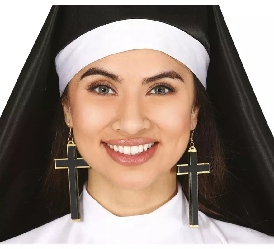Pendientes de Cruz de 9 cm
