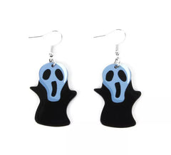 Ghost in robe earrings