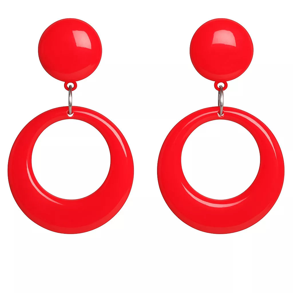 Pendientes de flamenca pequeños de 7,5 cm en varios colores