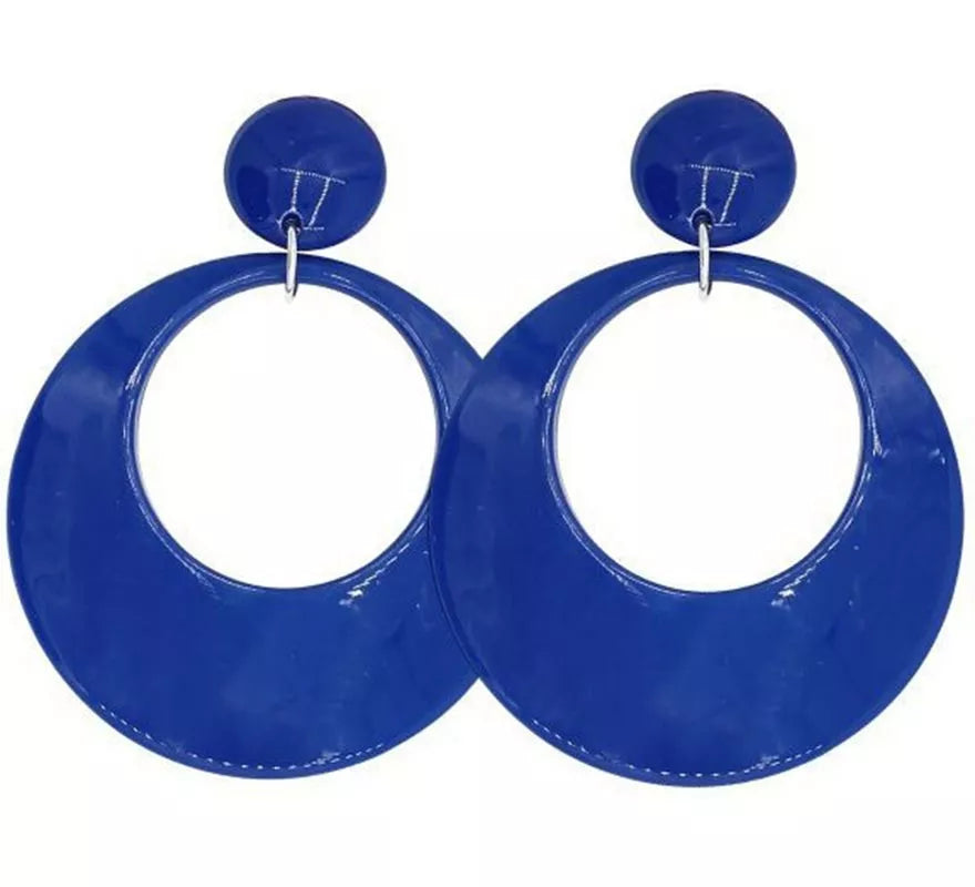 Pendientes de Flamenco Aro grande de 10 cm en varios colores