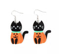 Pendientes de Gato Calabaza tierno