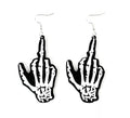 Pendientes de Manos Esqueleto
