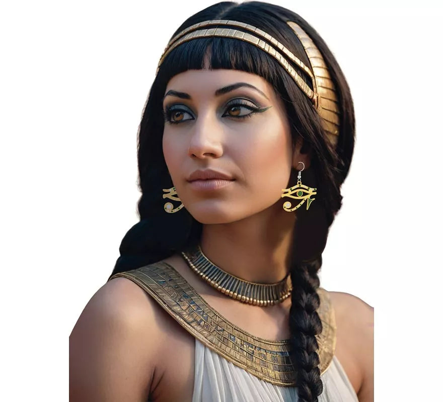 Translation missing: en.Pendientes de Ojo de Horus de Faraona Egipcia