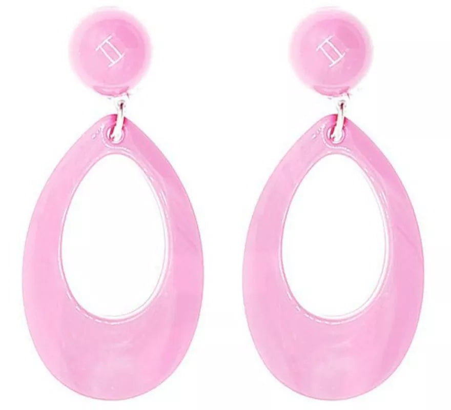 Pendientes de Sevillana Ovalados de 8 cm en varios colores