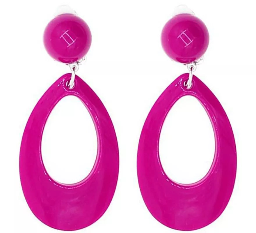 Translation missing: en.Pendientes de Sevillana Ovalados de 8 cm en varios colores