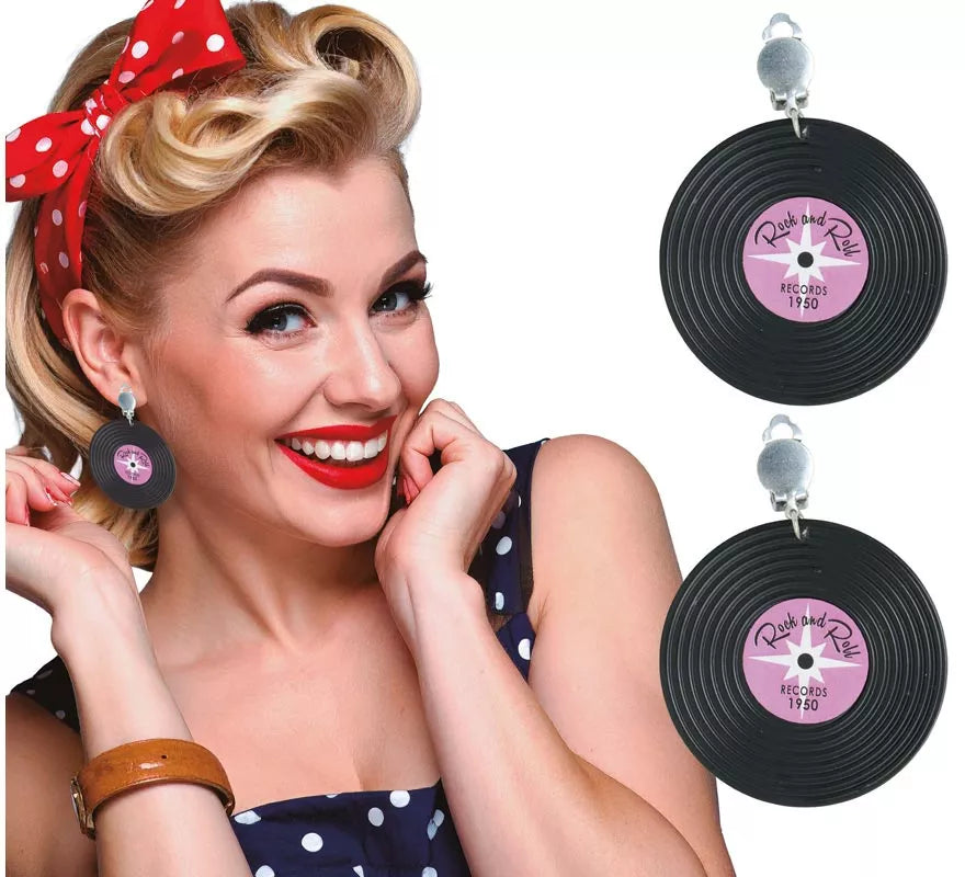 Translation missing: en.Pendientes Discos de Vinilo de 5 cm
