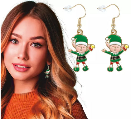 Pendientes Duendes de Navidad