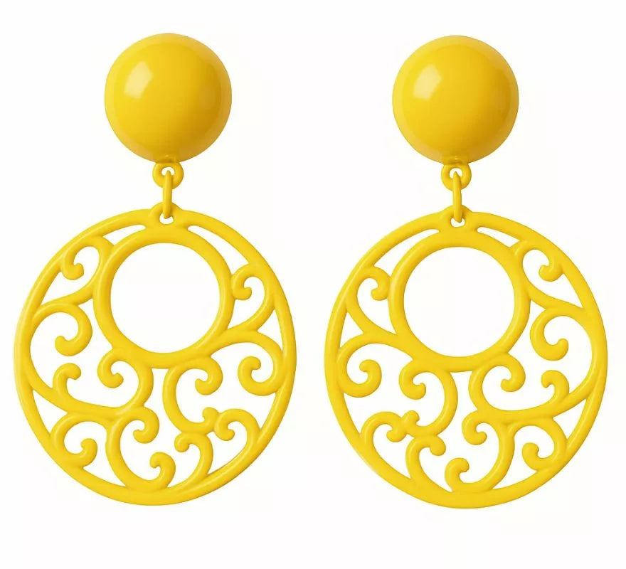 Translation missing: en.Pendientes Flamenca Circulares con adornos en varios colores
