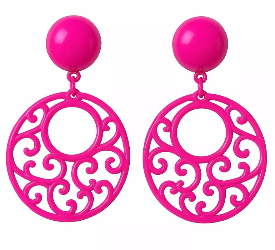 Translation missing: en.Pendientes Flamenca Circulares con adornos en varios colores