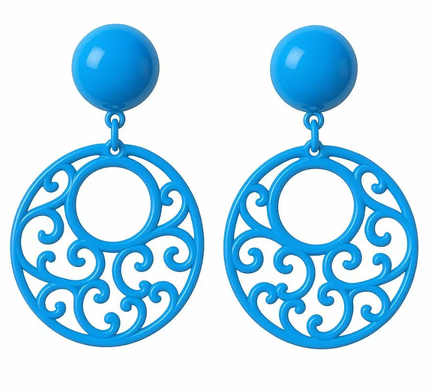 Translation missing: en.Pendientes Flamenca Circulares con adornos en varios colores