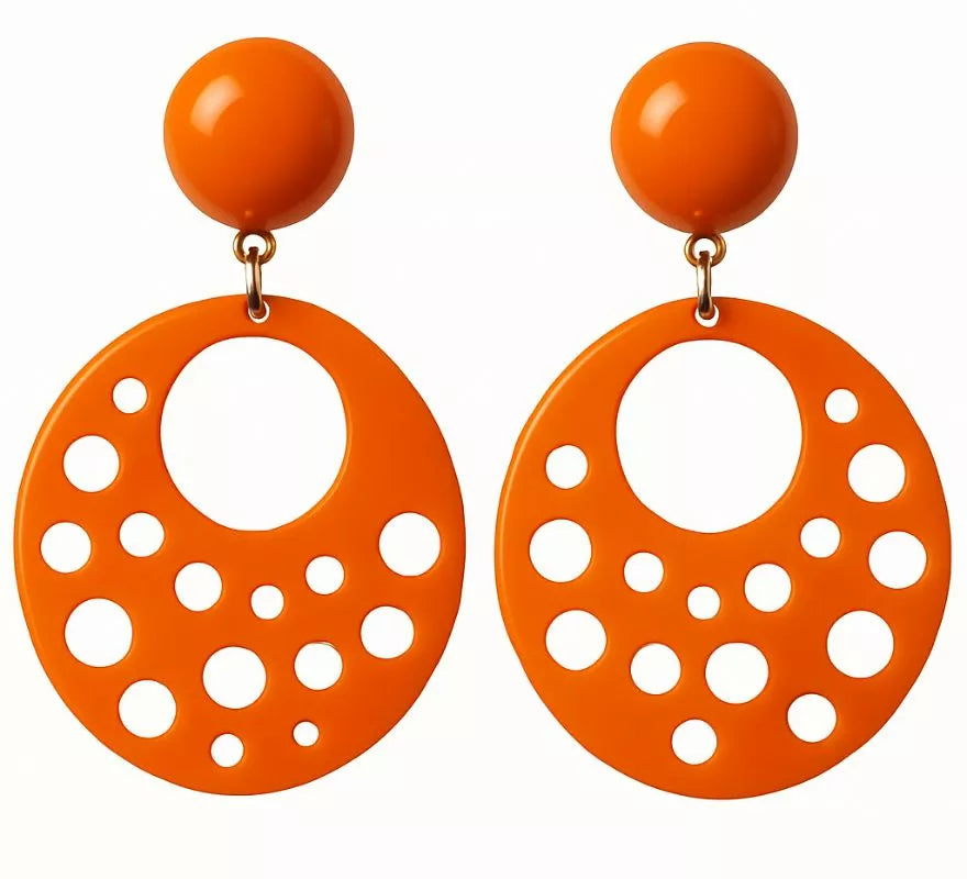 Translation missing: en.Pendientes Flamenca Circulares con agujeros de 10 cm en varios colores