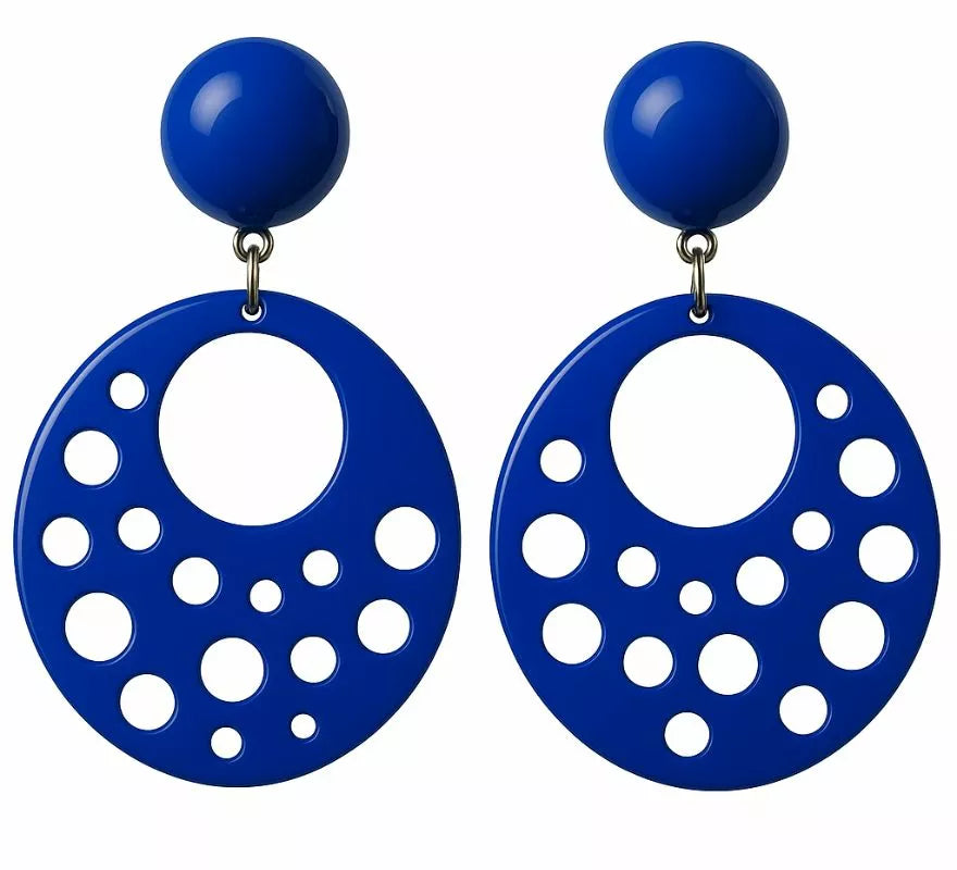 Translation missing: en.Pendientes Flamenca Circulares con agujeros de 10 cm en varios colores