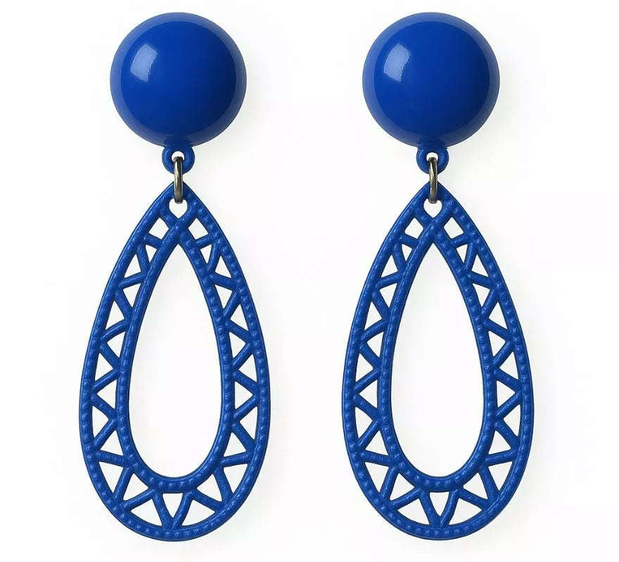 Pendientes Flamenca Lágrima hueca en varios colores