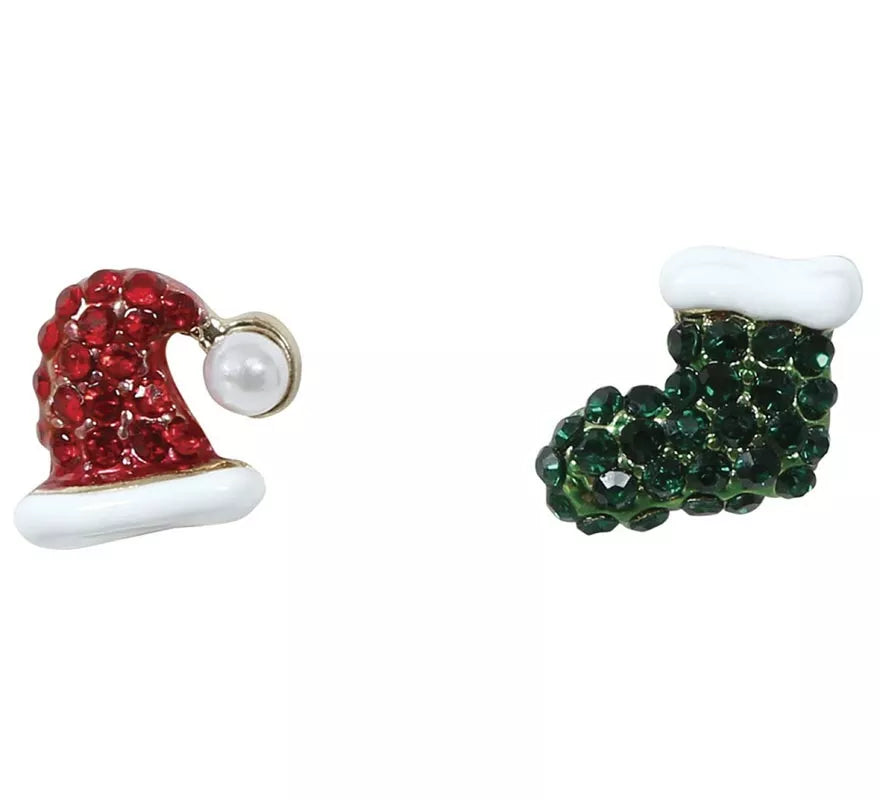 Translation missing: en.Pendientes Gorrito y Calcetín Navideños