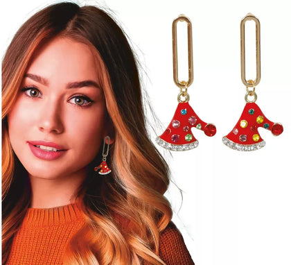 Pendientes Gorritos Navideños