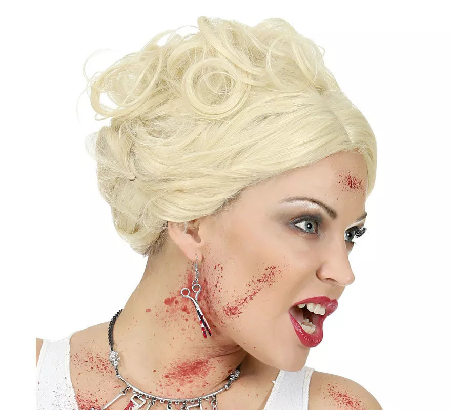 Pendientes Halloween de Tijeras Ensangrentadas
