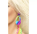 Pendientes Lágrimas Multicolor estilo de los 80 para Mujer