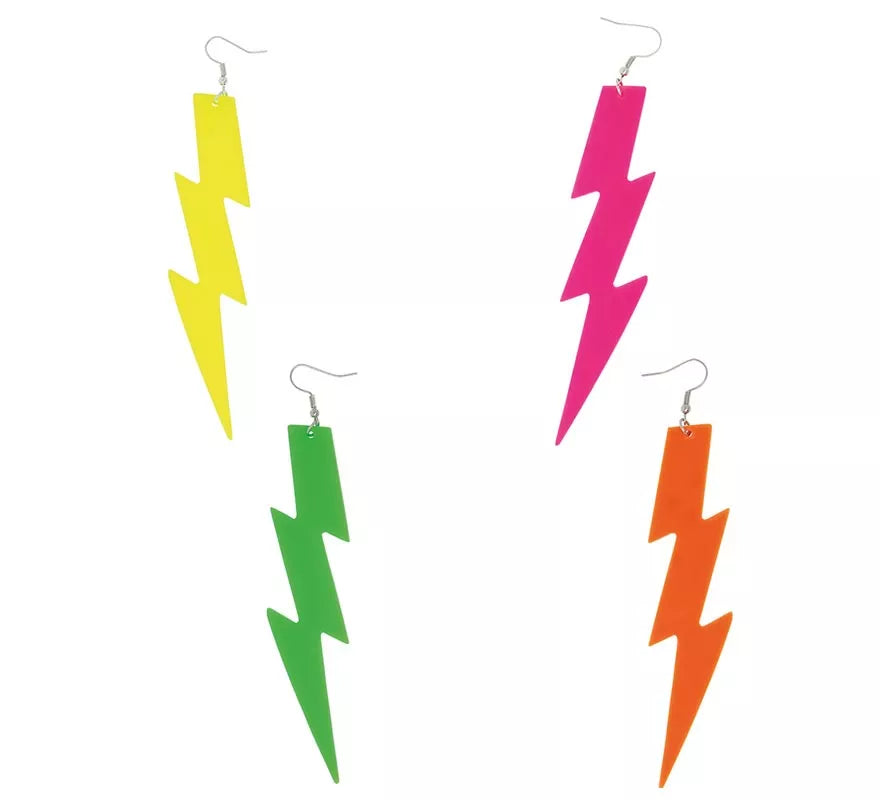 Pendientes Neón Surtidos de los años 80