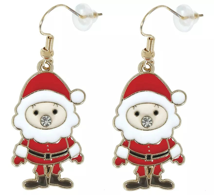Pendientes Papá Noel