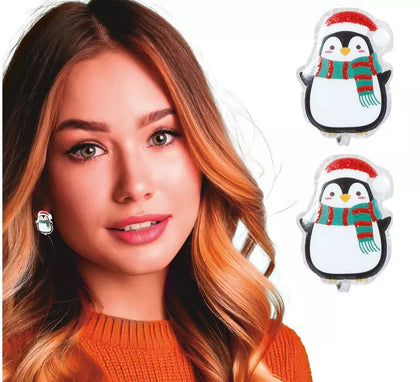 Pendientes Pingüinos
