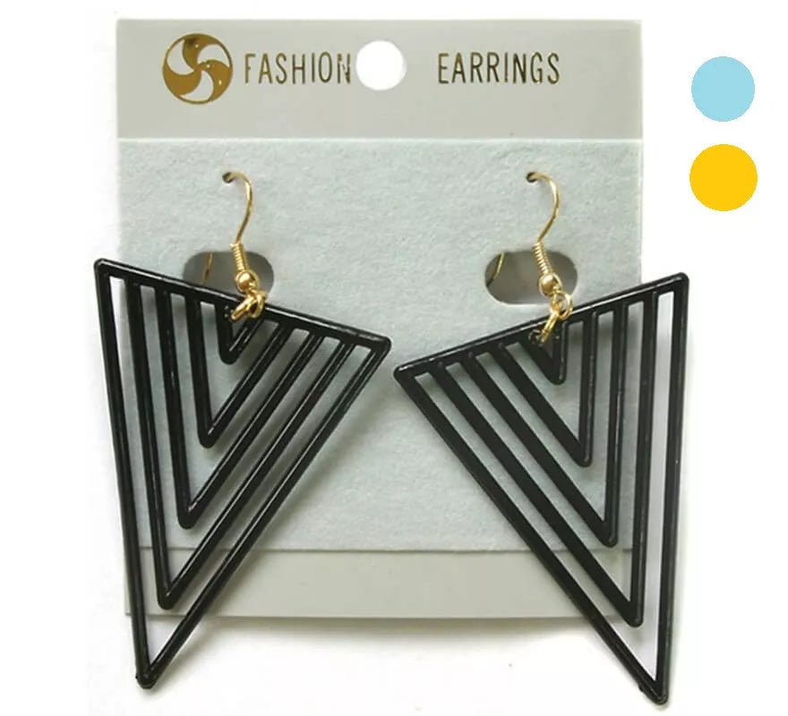 Translation missing: en.Pendientes Pop de los 80 Triangulares en varios colores