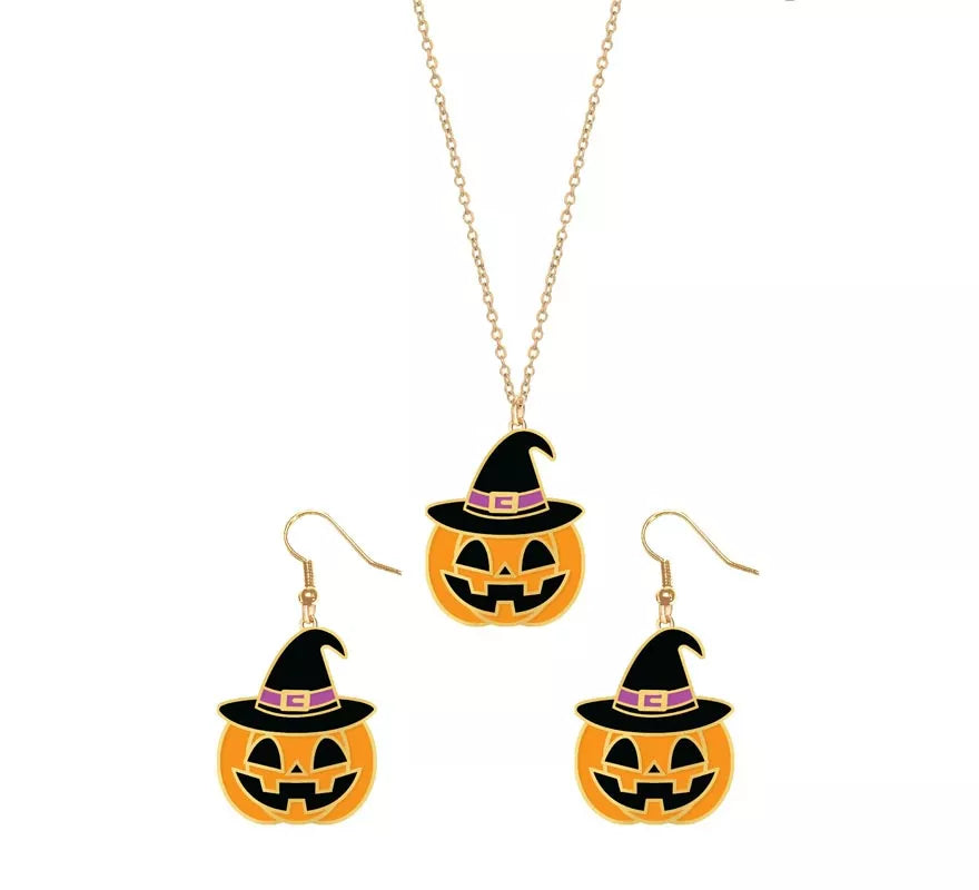 Translation missing: en.Pendientes y Collar de Calabaza