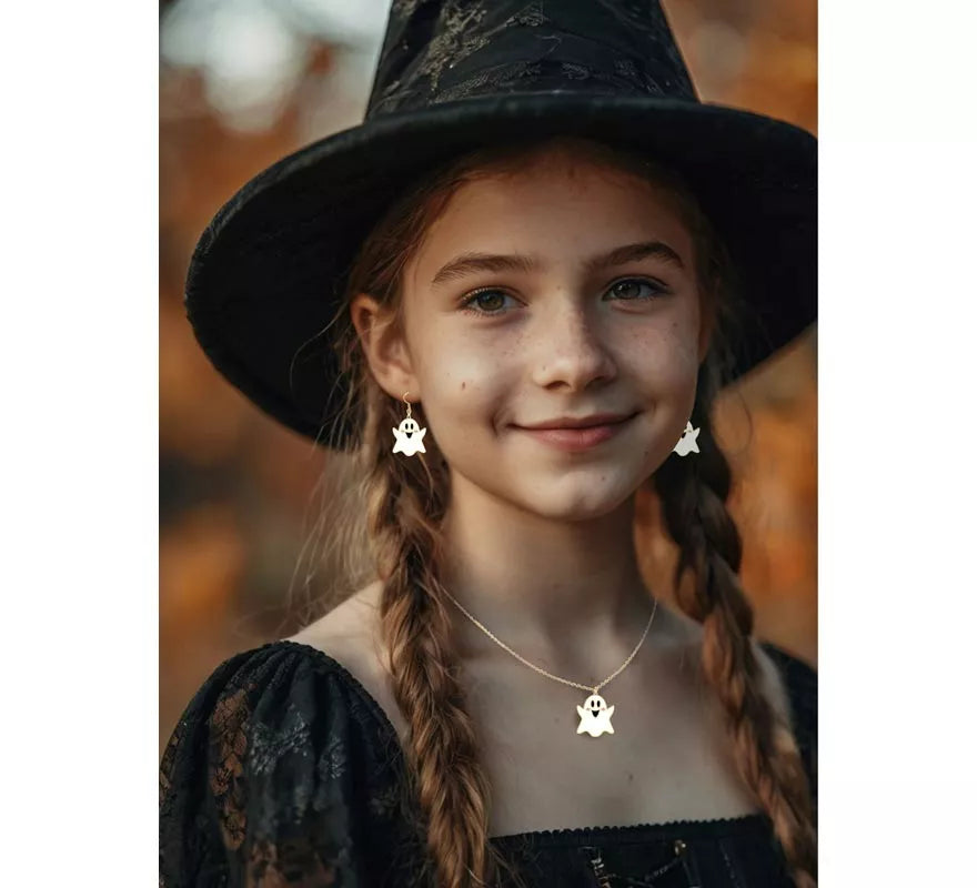 Translation missing: en.Pendientes y Collar de Fantasma