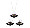 Pendientes y Collar de Murciélagos