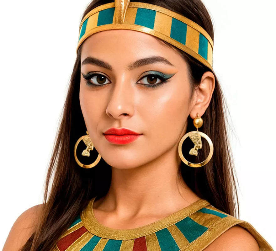 Pendientes Faraona Egipcia