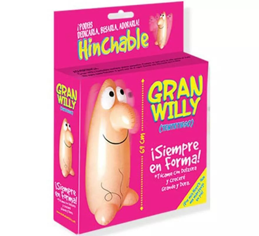 Translation missing: en.Pene Hinchable Tentetieso El Gran Willy de 69 cm