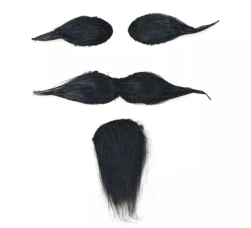Translation missing: en.Perilla, Bigote y Cejas con Adhesivo