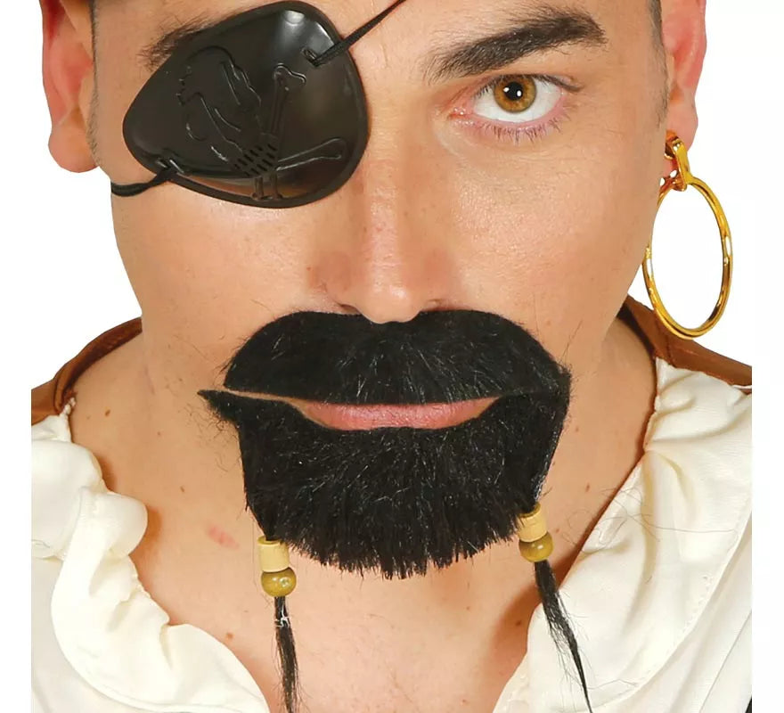 Translation missing: en.Perilla y bigote de Pirata con adornos
