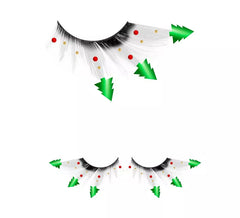 Christmas Tree Eyelashes