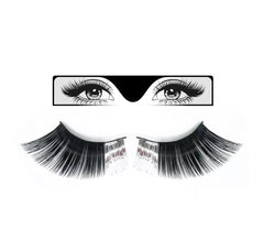 Long black eyelashes