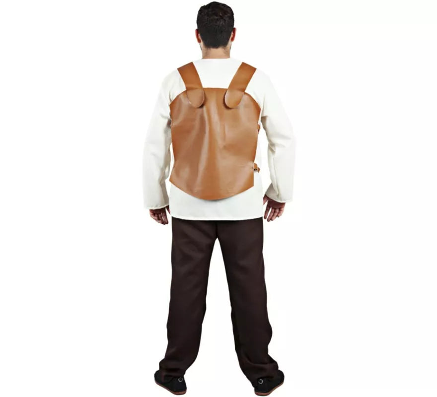 Translation missing: en.Peto o Armadura Medieval de Escamas para hombre en dos colores