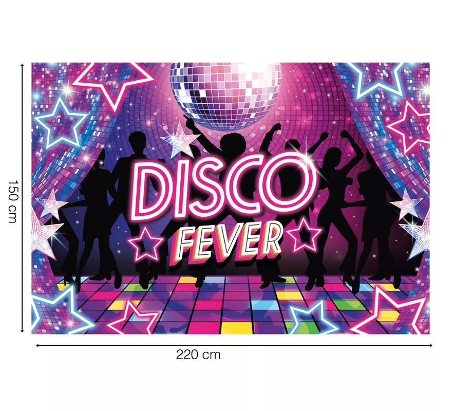 Translation missing: en.Photocall Disco Fever de 220x150 cm