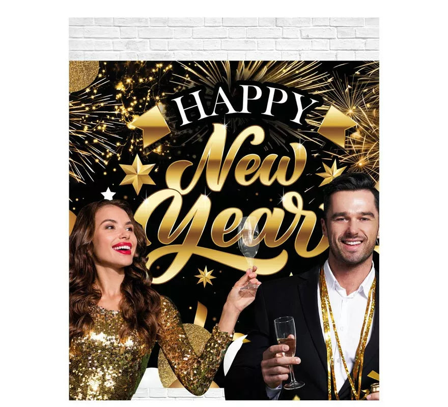 Photocall Happy New Year de 220x150 cm