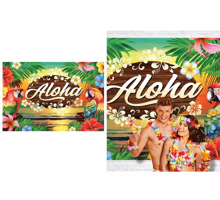 Translation missing: en.Photocall Verano Aloha de 220x140 cm