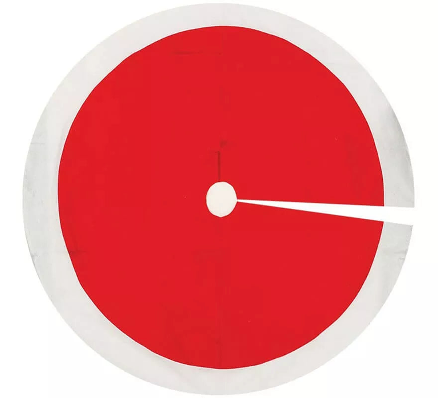Pie de Árbol Rojo y Blanco 120 cm