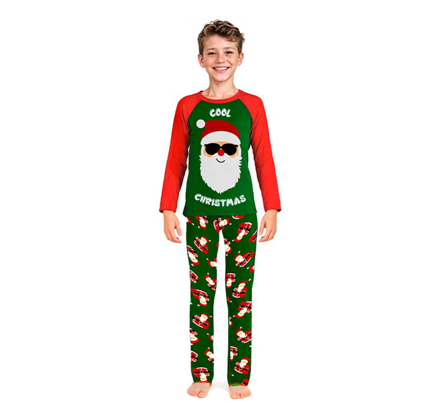 Translation missing: en.Pijama Navideño de Papá Noel Cool para niños