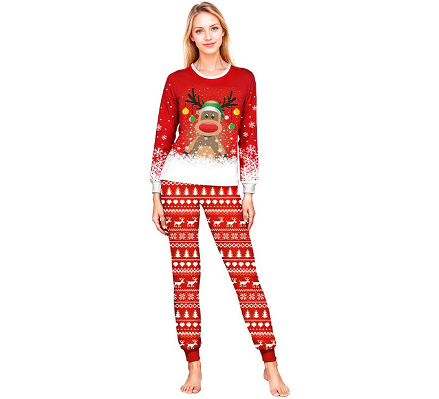 Translation missing: en.Pijama Navideño de Reno para adultos