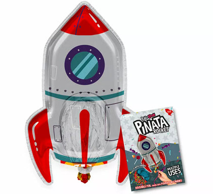 Piñata Cohete Hinchable de 91x64 cm