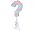 Piñata Interrogante Gender Reveal Pull de 35x45 cm