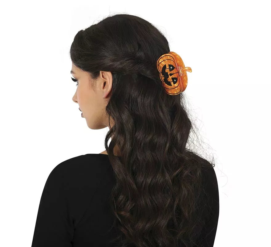 Pinza de Calabaza para el Pelo de 6,5 cm